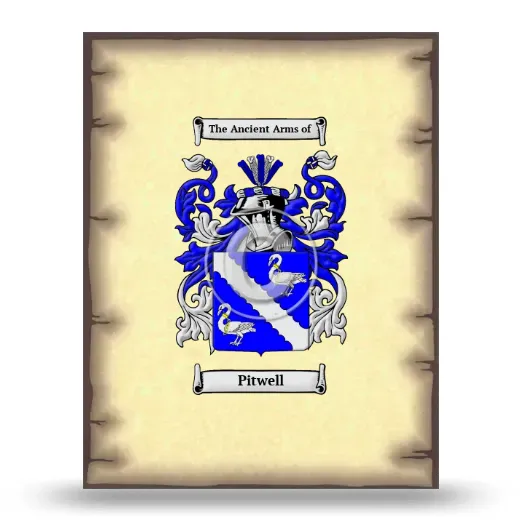 Pitwell Coat of Arms Print