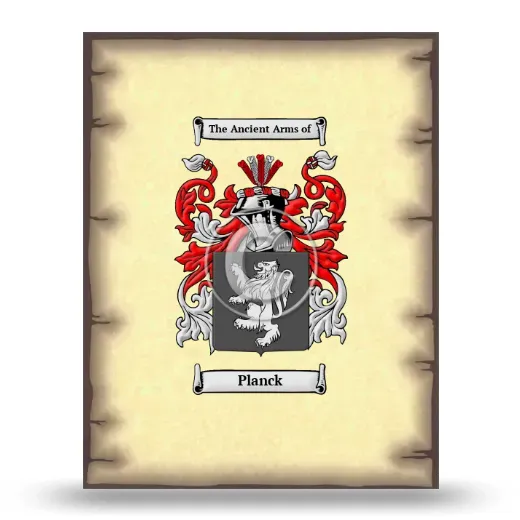 Planck Coat of Arms Print