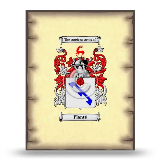 Planté Coat of Arms Print