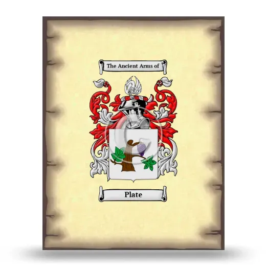 Plate Coat of Arms Print