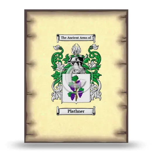 Plathner Coat of Arms Print