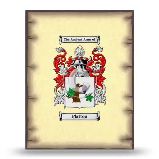 Platton Coat of Arms Print