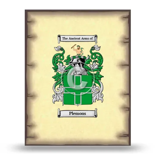 Plemons Coat of Arms Print