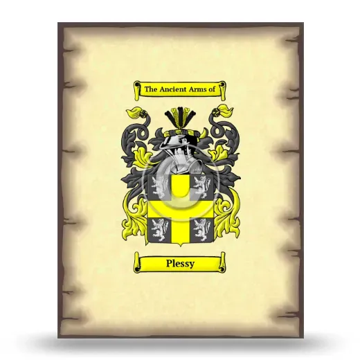 Plessy Coat of Arms Print