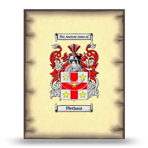 Plethant Coat of Arms Print
