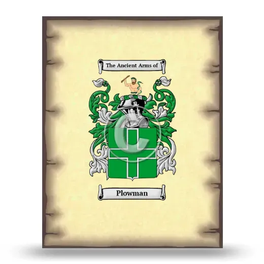 Plowman Coat of Arms Print