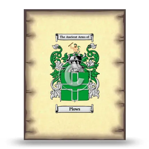 Plows Coat of Arms Print