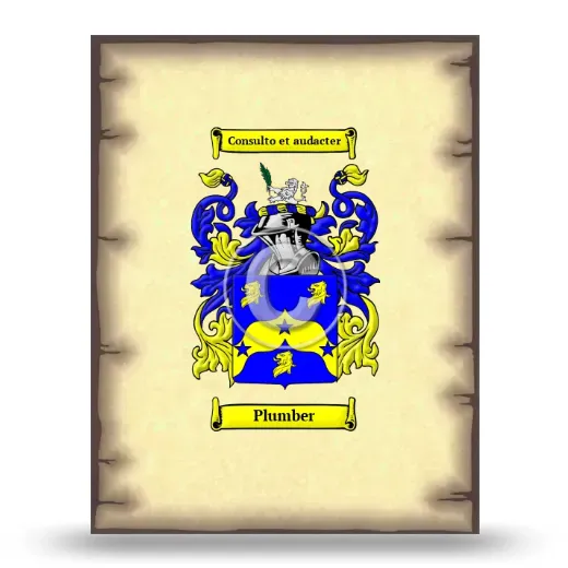 Plumber Coat of Arms Print