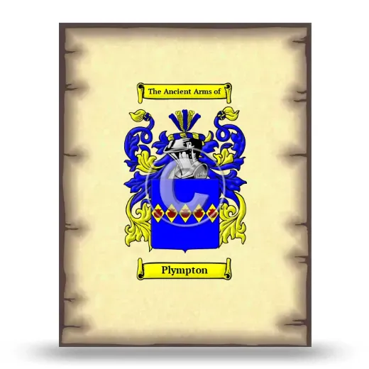 Plympton Coat of Arms Print
