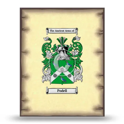 Podell Coat of Arms Print