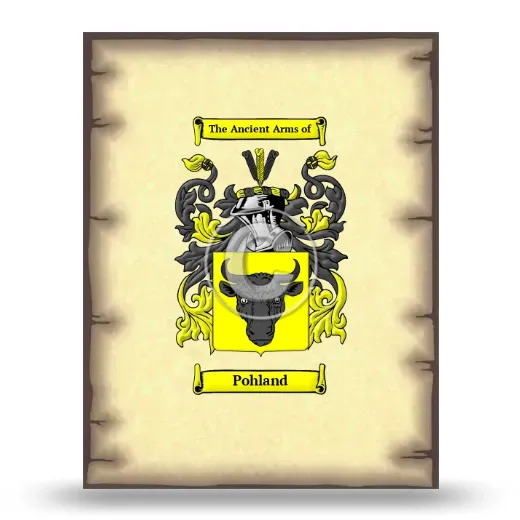Pohland Coat of Arms Print