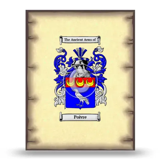 Poivre Coat of Arms Print
