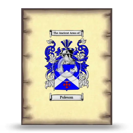 Poleson Coat of Arms Print