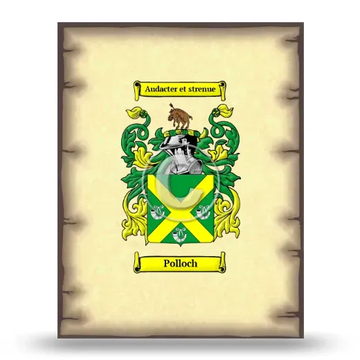 Polloch Coat of Arms Print