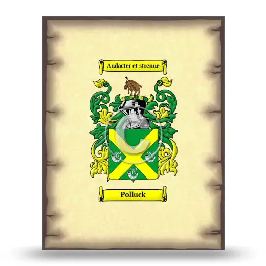 Polluck Coat of Arms Print