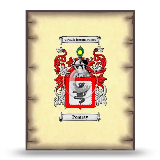 Pomray Coat of Arms Print
