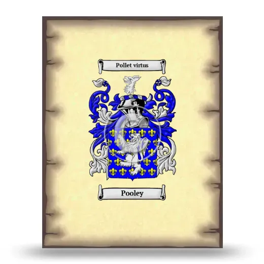 Pooley Coat of Arms Print
