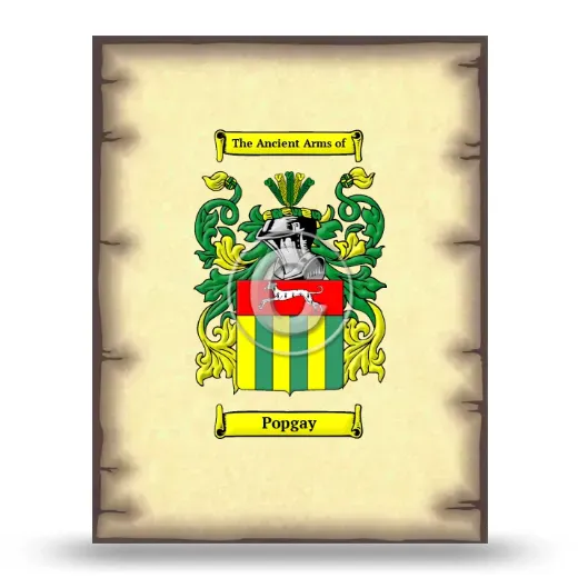 Popgay Coat of Arms Print