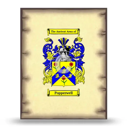 Popperwell Coat of Arms Print