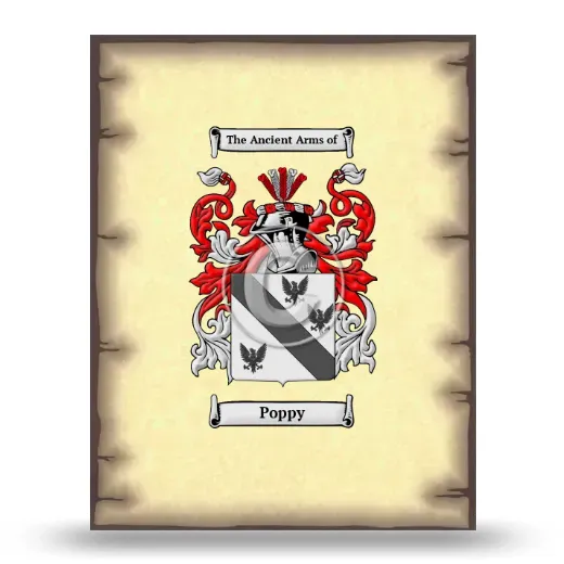 Poppy Coat of Arms Print
