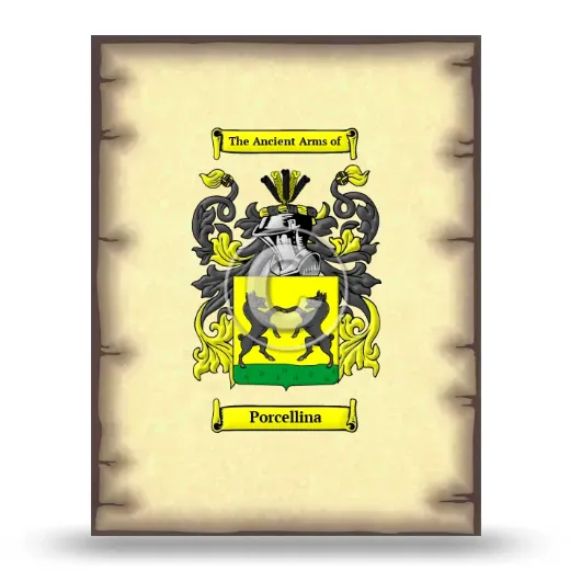 Porcellina Coat of Arms Print