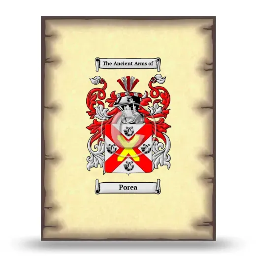 Porea Coat of Arms Print