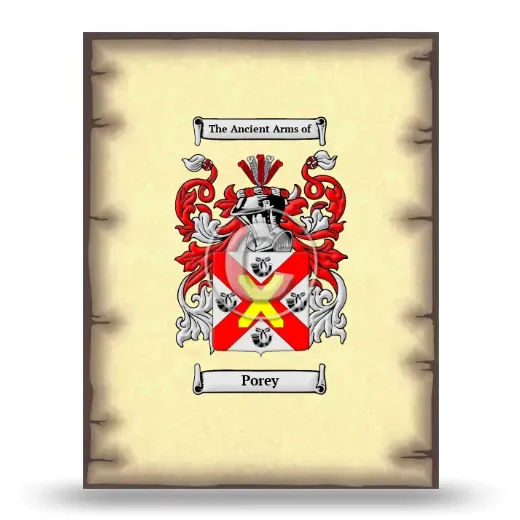 Porey Coat of Arms Print
