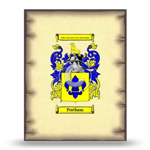 Portham Coat of Arms Print