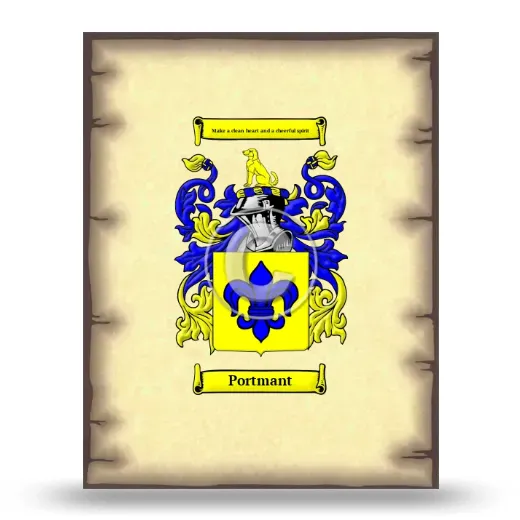 Portmant Coat of Arms Print