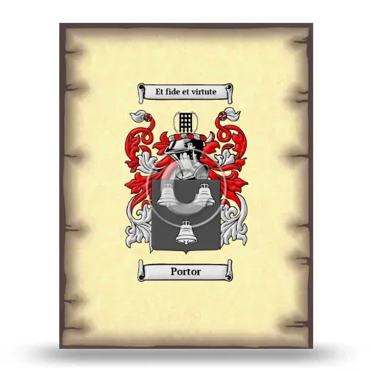 Portor Coat of Arms Print