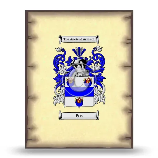 Pos Coat of Arms Print