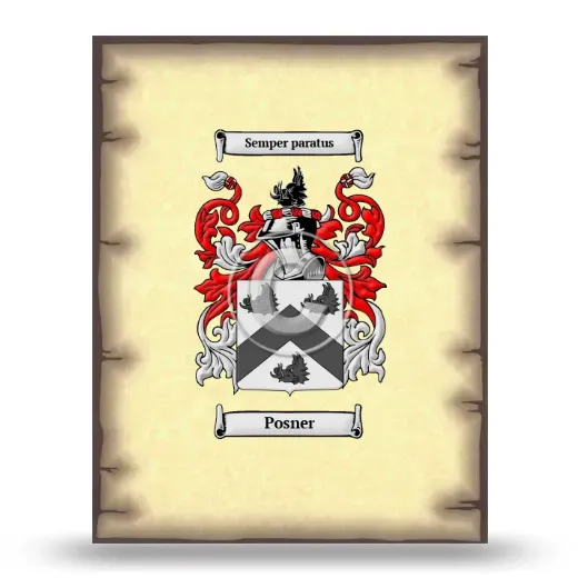 Posner Coat of Arms Print