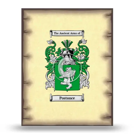 Postance Coat of Arms Print