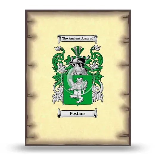 Postans Coat of Arms Print