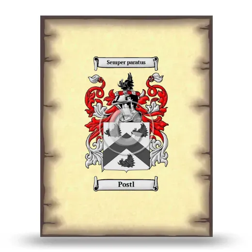 Postl Coat of Arms Print
