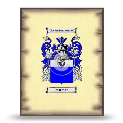 Postman Coat of Arms Print