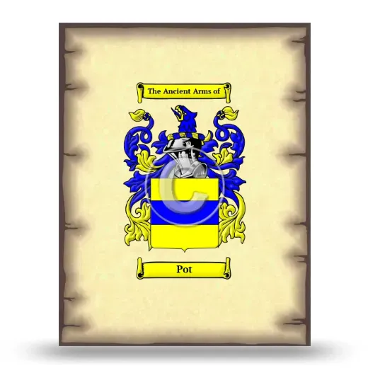 Pot Coat of Arms Print