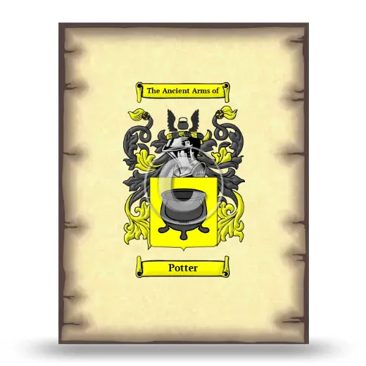 Potter Coat of Arms Print