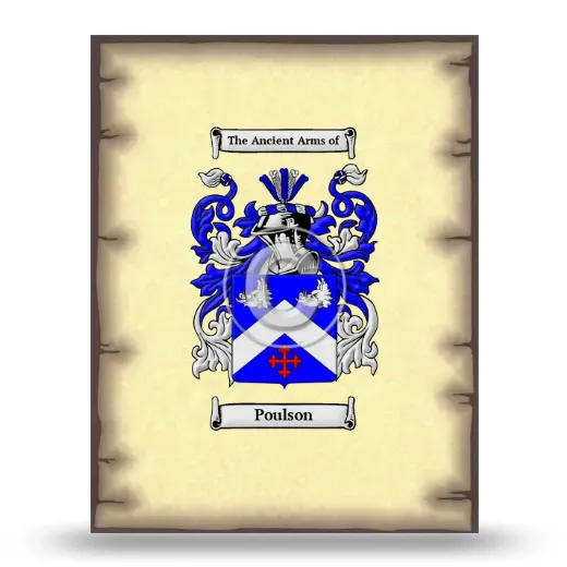 Poulson Coat of Arms Print