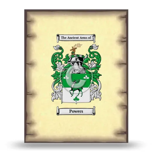 Powers Coat of Arms Print