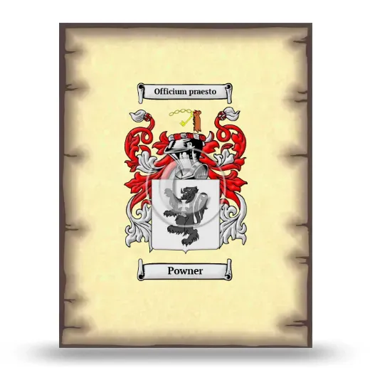 Powner Coat of Arms Print
