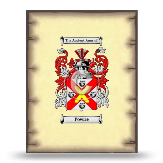 Powrie Coat of Arms Print