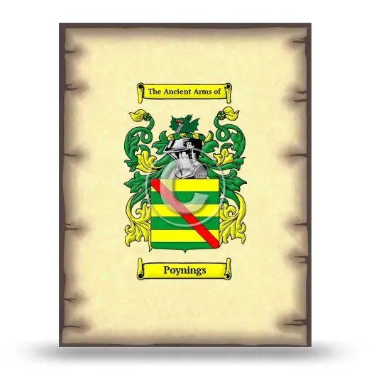 Poynings Coat of Arms Print