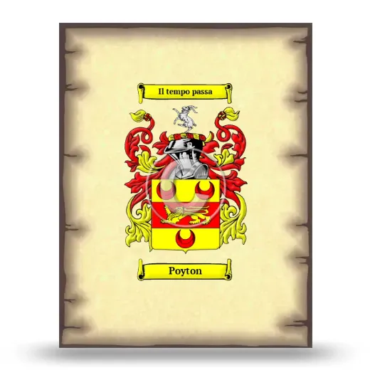 Poyton Coat of Arms Print