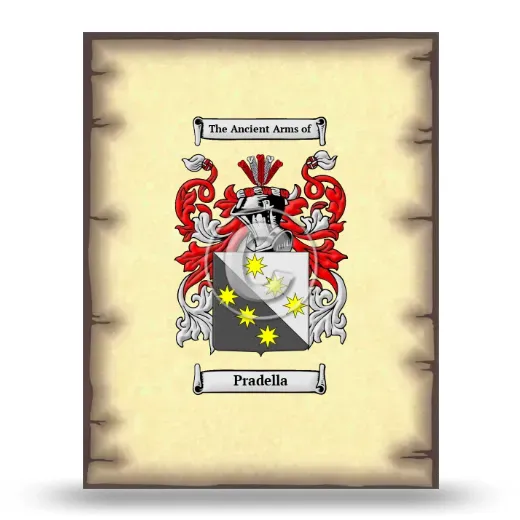 Pradella Coat of Arms Print