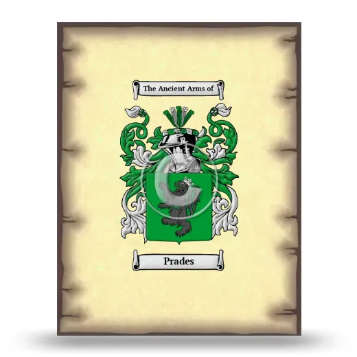 Prades Coat of Arms Print