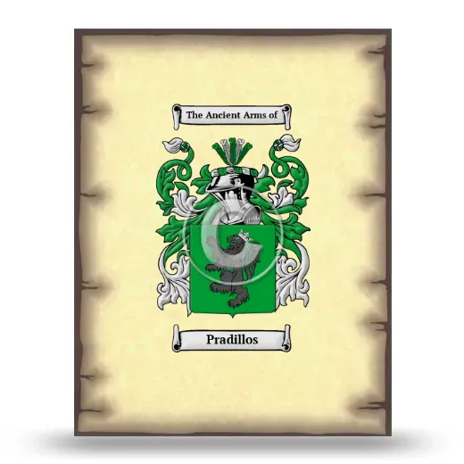 Pradillos Coat of Arms Print
