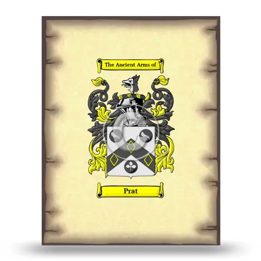 Prat Coat of Arms Print