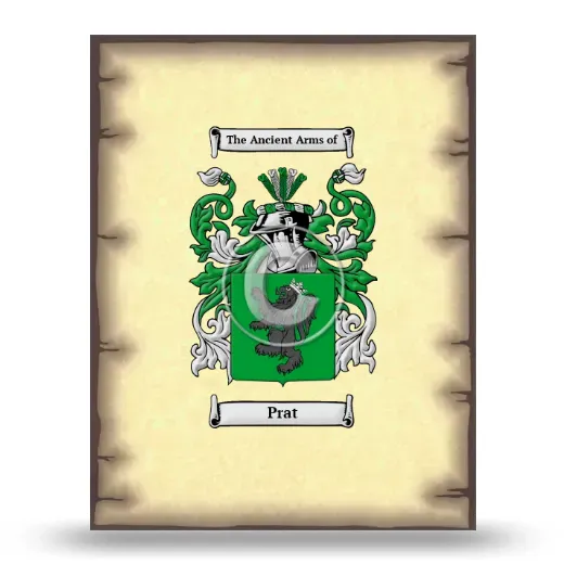 Prat Coat of Arms Print