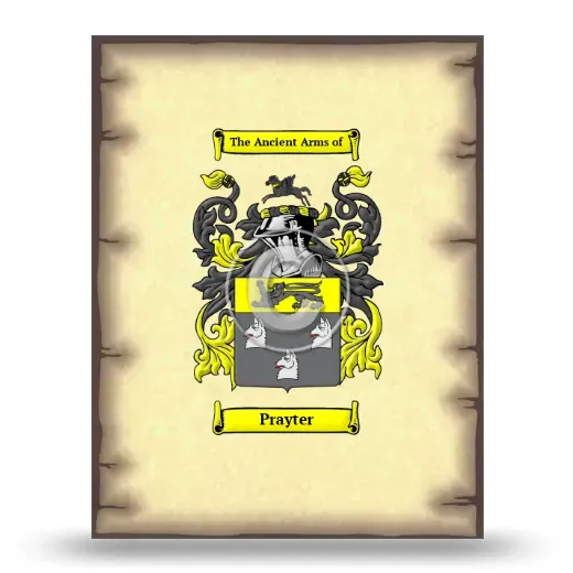 Prayter Coat of Arms Print